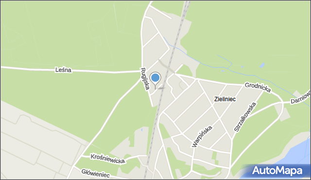 Poznań, Górska, mapa Poznania