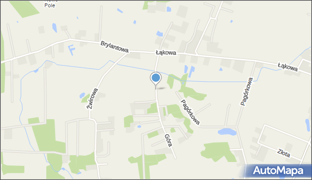 Przyjaźń, Góra Augusta, mapa Przyjaźń