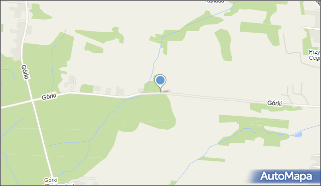 Spytkowice powiat wadowicki, Górki, mapa Spytkowice powiat wadowicki