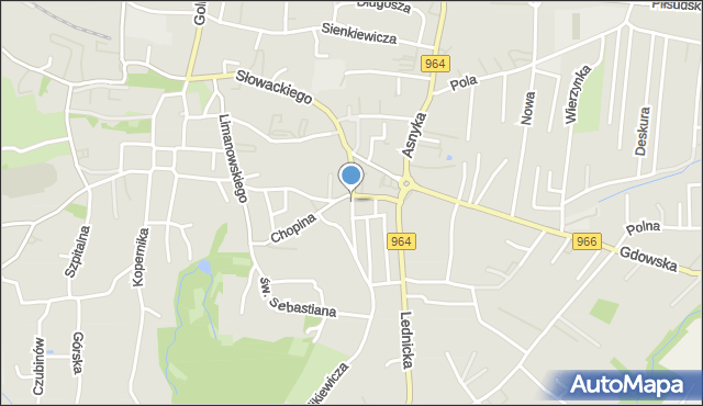 Wieliczka, Górnicza, mapa Wieliczka