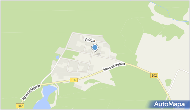 Wisełka, Golfowa, mapa Wisełka