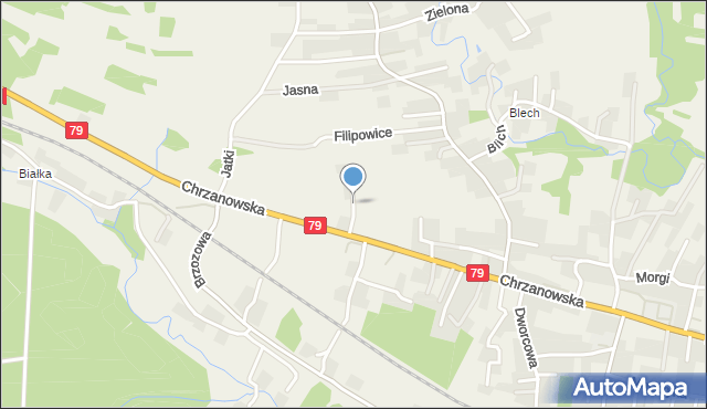 Wola Filipowska, Górska, mapa Wola Filipowska