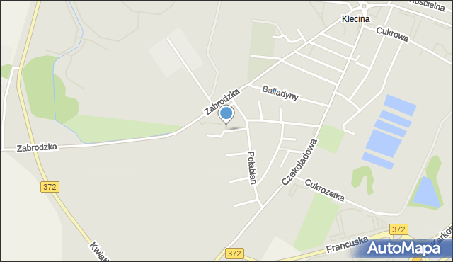 Wrocław, Goleszan, mapa Wrocławia