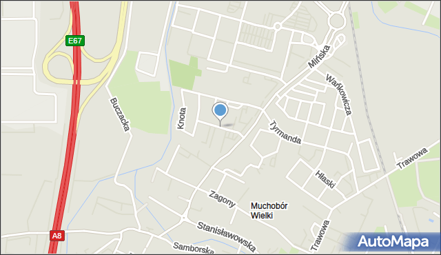 Wrocław, Godlewskiego Aleksandra, mapa Wrocławia