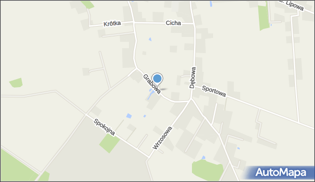 Bierkowo, Grabowa, mapa Bierkowo