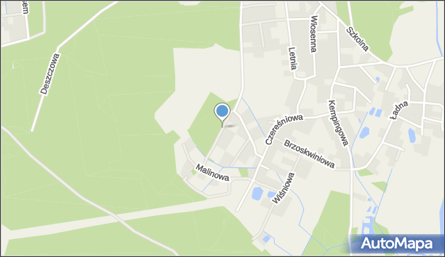 Borówiec gmina Kórnik, Gruszkowa, mapa Borówiec gmina Kórnik