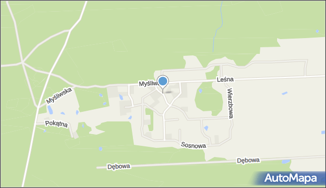 Brudzewo gmina Puck, Grzybowa, mapa Brudzewo gmina Puck