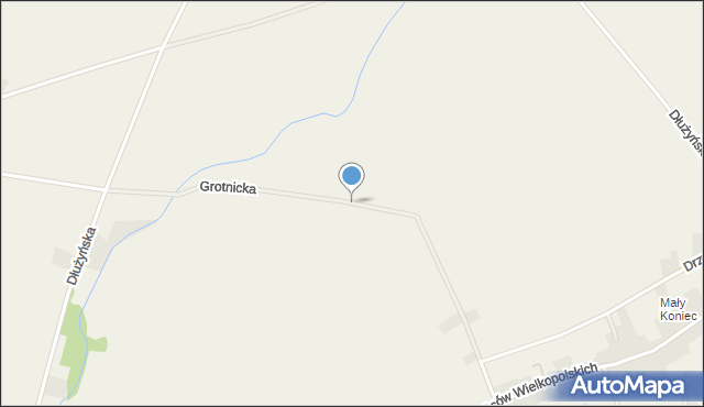 Bukówiec Górny, Grotnicka, mapa Bukówiec Górny