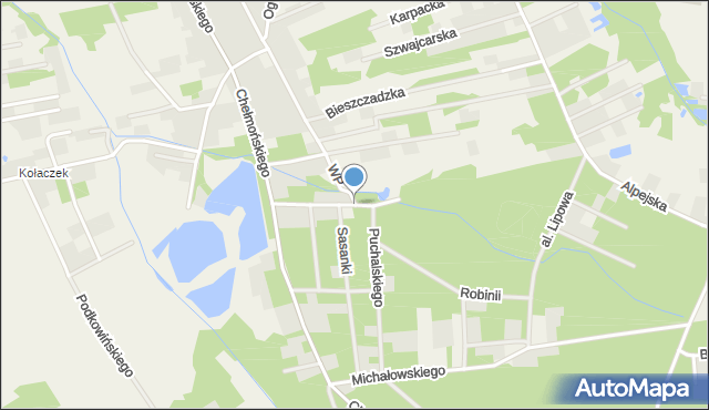 Chylice gmina Jaktorów, Grabiańskiego, mapa Chylice gmina Jaktorów