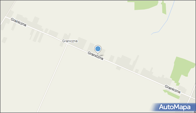 Cynków gmina Koziegłowy, Graniczna, mapa Cynków gmina Koziegłowy