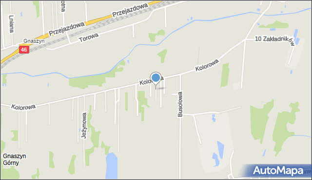 Częstochowa, Grafików, mapa Częstochowy