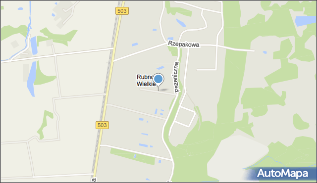 Elbląg, Gryczana, mapa Elbląga