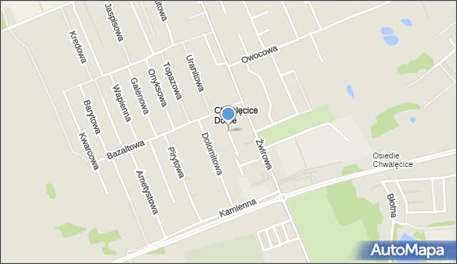 Gorzów Wielkopolski, Grafitowa, mapa Gorzów Wielkopolski