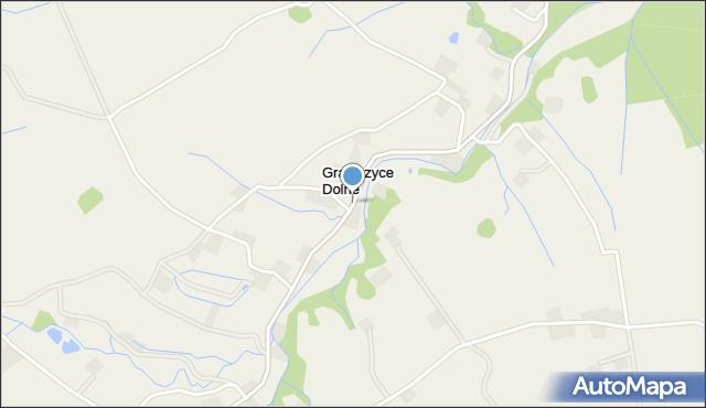 Grabiszyce Dolne, Grabiszyce Dolne, mapa Grabiszyce Dolne