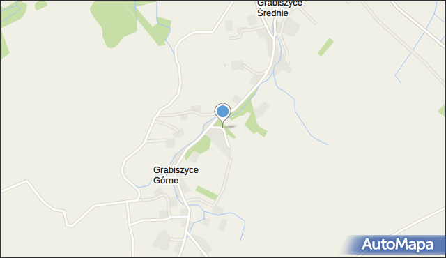 Grabiszyce Górne, Grabiszyce Górne, mapa Grabiszyce Górne