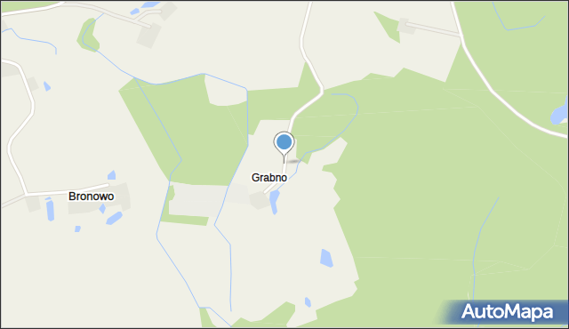 Grabno gmina Połczyn-Zdrój, Grabno, mapa Grabno gmina Połczyn-Zdrój