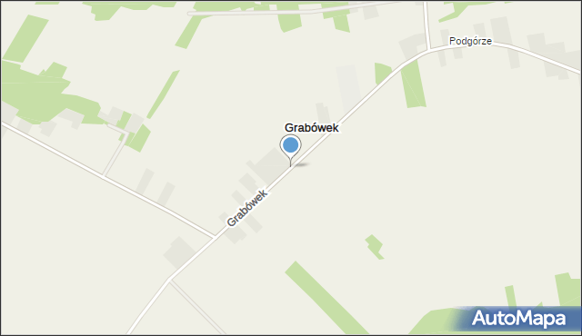 Grabówek gmina Olszewo-Borki, Grabówek, mapa Grabówek gmina Olszewo-Borki