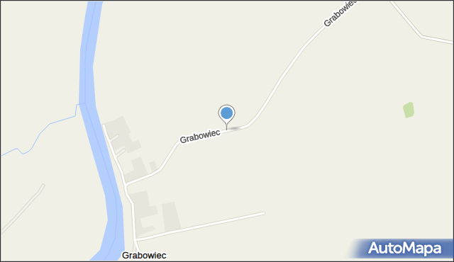 Grabowiec gmina Radymno, Grabowiec, mapa Grabowiec gmina Radymno