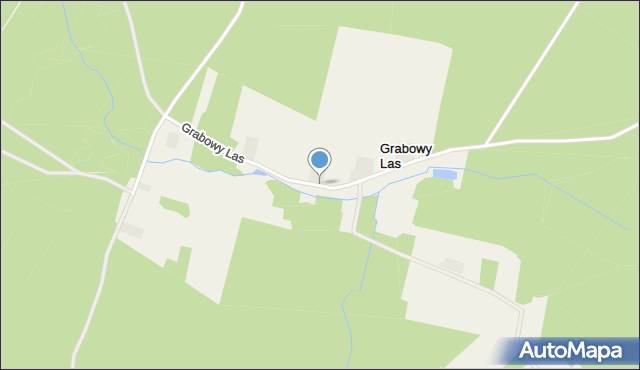 Grabowy Las, Grabowy Las, mapa Grabowy Las