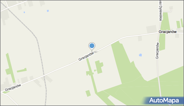 Gracjanów, Gracjanów, mapa Gracjanów