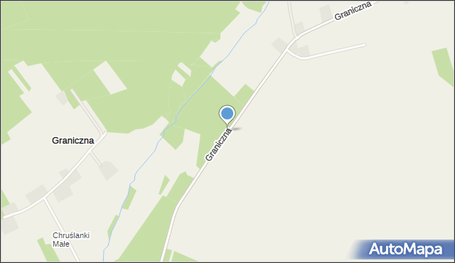 Graniczna gmina Józefów nad Wisłą, Graniczna, mapa Graniczna gmina Józefów nad Wisłą