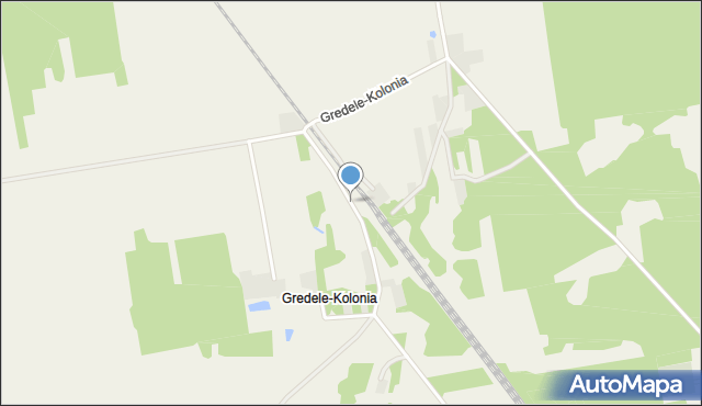 Gredele-Kolonia, Gredele-Kolonia, mapa Gredele-Kolonia