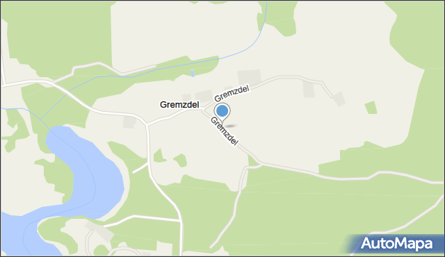 Gremzdel, Gremzdel, mapa Gremzdel