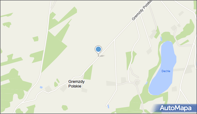 Gremzdy Polskie, Gremzdy Polskie, mapa Gremzdy Polskie
