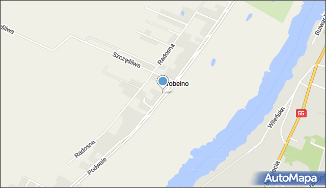 Grobelno, Grobelno, mapa Grobelno