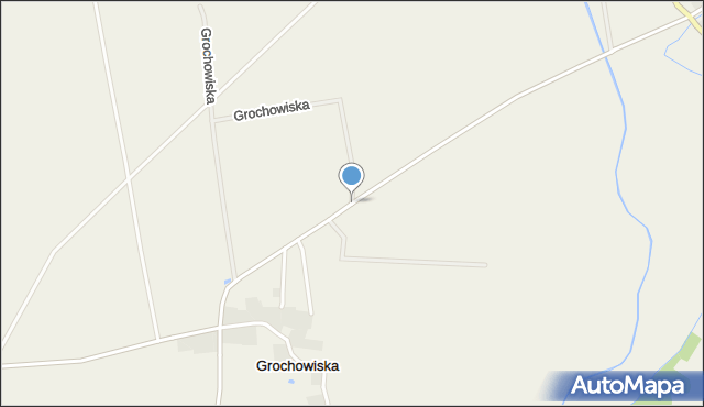Grochowiska gmina Ząbkowice Śląskie, Grochowiska, mapa Grochowiska gmina Ząbkowice Śląskie