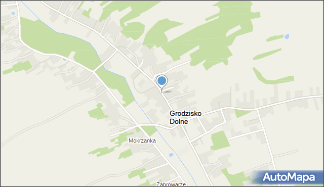 Grodzisko Dolne, Grodzisko Dolne, mapa Grodzisko Dolne