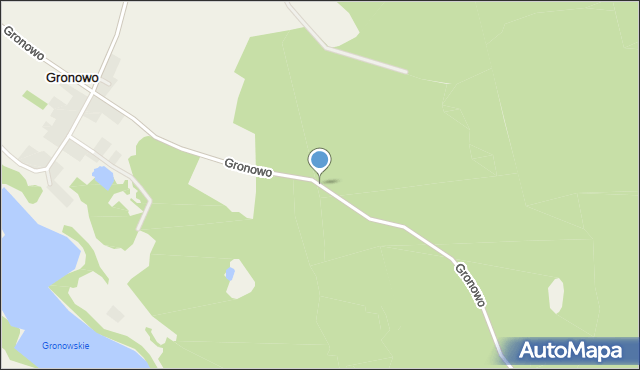 Gronowo gmina Rybno, Gronowo, mapa Gronowo gmina Rybno