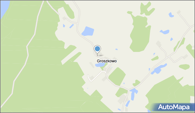 Groszkowo gmina Purda, Groszkowo, mapa Groszkowo gmina Purda