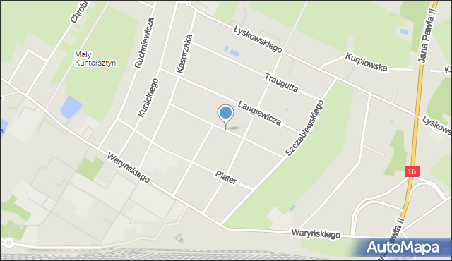 Grudziądz, Gryfa Pomorskiego, mapa Grudziądza