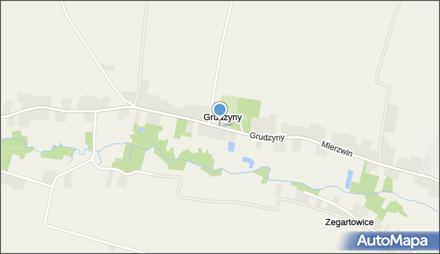 Grudzyny, Grudzyny, mapa Grudzyny