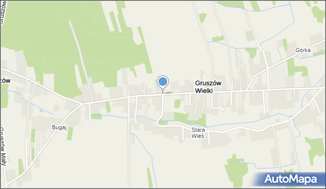 Gruszów Wielki, Gruszów Wielki, mapa Gruszów Wielki