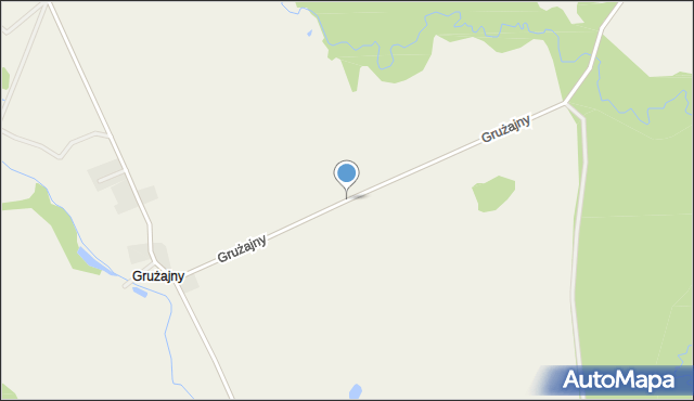 Grużajny, Grużajny, mapa Grużajny