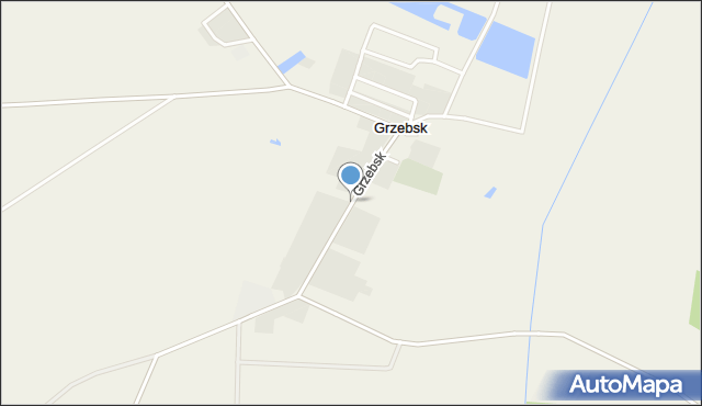 Grzebsk, Grzebsk, mapa Grzebsk