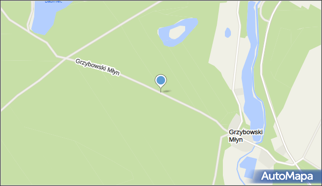 Grzybowski Młyn, Grzybowski Młyn, mapa Grzybowski Młyn