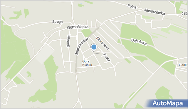 Jaworzno, Grota-Roweckiego Stefana, gen., mapa Jaworzno