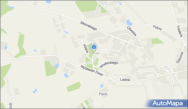 Kielno gmina Szemud, Grechuty Marka, mapa Kielno gmina Szemud