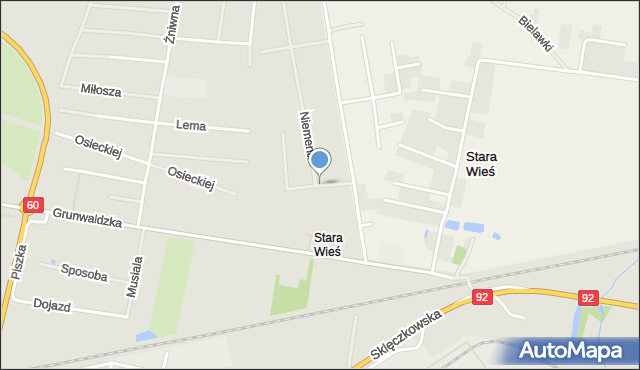 Kutno, Grechuty Marka, mapa Kutno