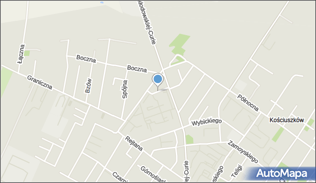 Kutno, Grota-Roweckiego Stefana, gen., mapa Kutno