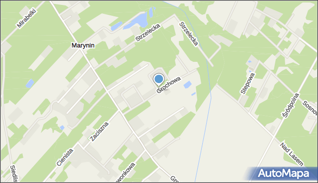 Marynin gmina Grodzisk Mazowiecki, Grochowa, mapa Marynin gmina Grodzisk Mazowiecki
