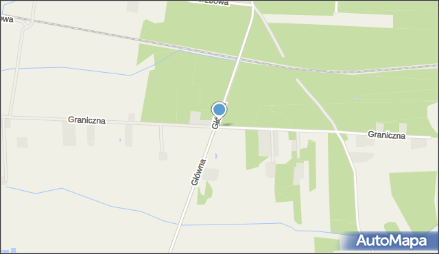 Nowe Racibory gmina Tarczyn, Graniczna, mapa Nowe Racibory gmina Tarczyn