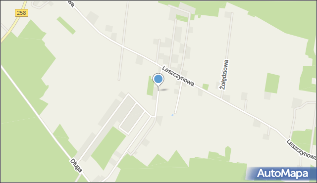 Obrowo powiat toruński, Grzybowa, mapa Obrowo powiat toruński