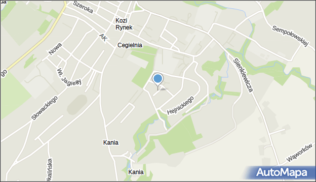 Opatów, Grudnia Józefa, mapa Opatów