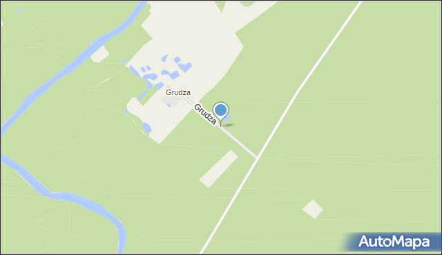 Paliwodzizna, Grudza, mapa Paliwodzizna