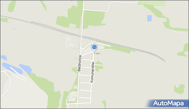 Piekary Śląskie, Grenadierów, mapa Piekary Śląskie