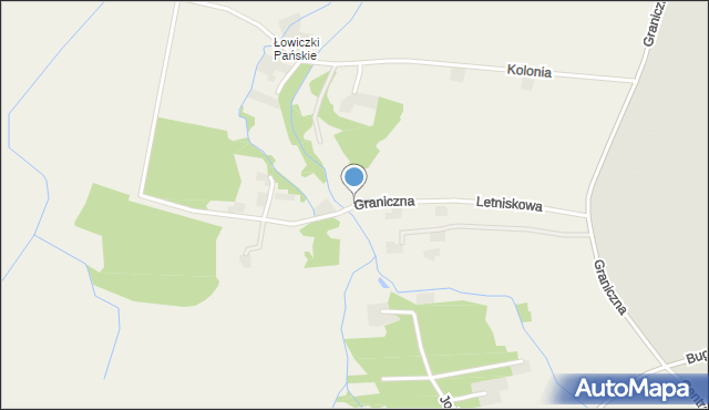 Przeciszów, Graniczna, mapa Przeciszów